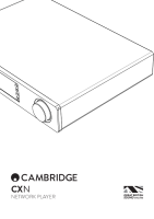 Cambridge Audio CXN - Owners manual